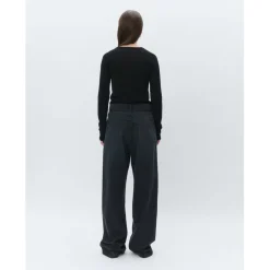 Annabelle Black Merino Top