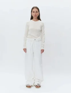 Annabelle Ivory Merino Top