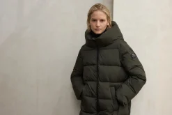 Aranda Black Puffer Coat