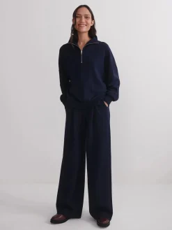 Black Extra Wide Leg Pant 32
