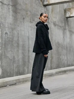 Black Fringe Chunky Loafer