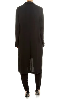 Black 'Notch Collar' Jacket
