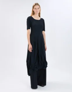 Black On Top Short Sleeved Dress