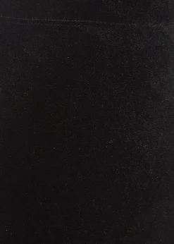 Black Velvet Leggings