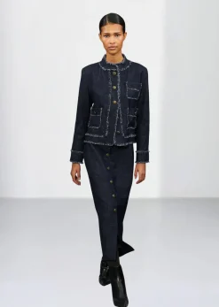 Chili Denim Wool Jacket
