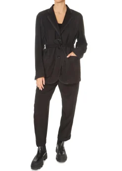High Understated Trousers Black