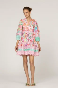 Jardin Magnifique Floral Short Dress