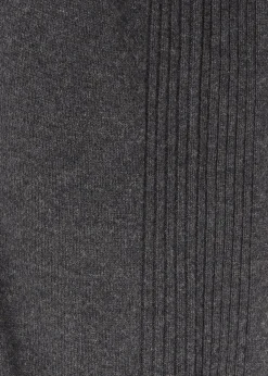 Jess Dark Grey Wool Long Cardigan