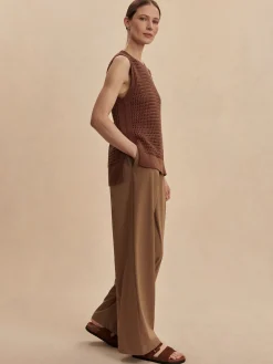 Kayson Taupe Stone Wide Leg Pant 29.5