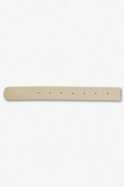 Latter Beige Leather Belt