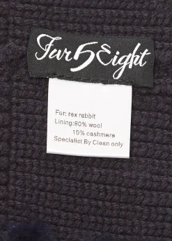 Navy Rabbit Headband