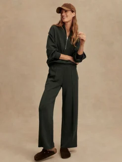 Olive Marle Wide Leg Pant 30