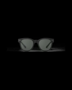 Oversized Black Trapeze Sunglasses