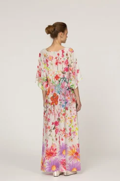 Peony Jardin Magnifique Silk Dress