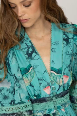 Rapa Floral Bavarian Short Dress