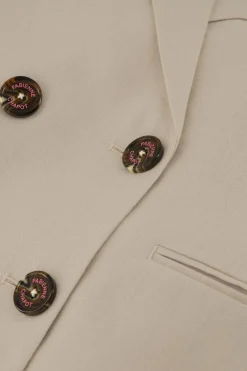 Reggy Latte Double Breasted Blazer