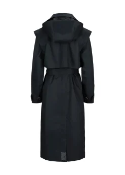Regndrape Waterproof Black Trench Coat