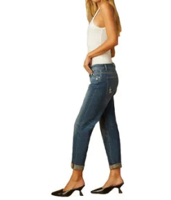 Riley Adam Boyfriend Straight Jeans