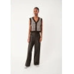 Ringo Brown Faux Leather Pants