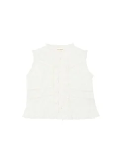 Romantic Ameba Camila White Top