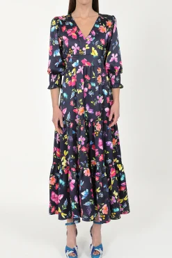 Romy Navy Love Bug Maxi Dress
