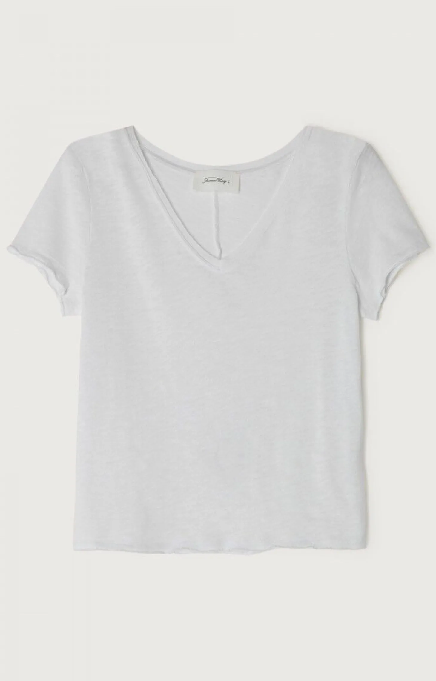 Sonoma Black V Neck Slub T Shirt