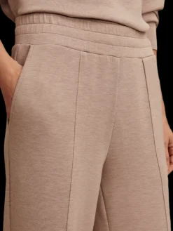 Taupe Marl Wide Leg Pant 30